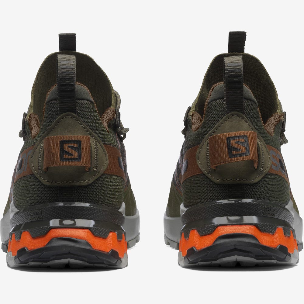 Men's Salomon XA COVER Sneakers Olive/Orange | ORFH-74629