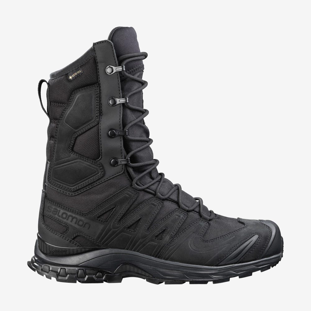 Men\'s Salomon XA FORCES 8 GORE-TEX EN Tactical Boots Black | EZOT-20937