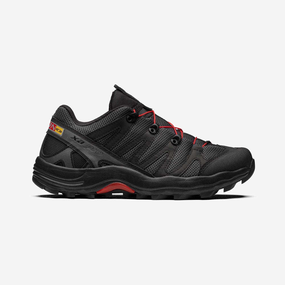 Men\'s Salomon XA PRO 1 Sneakers Black/Red | HNPG-42169