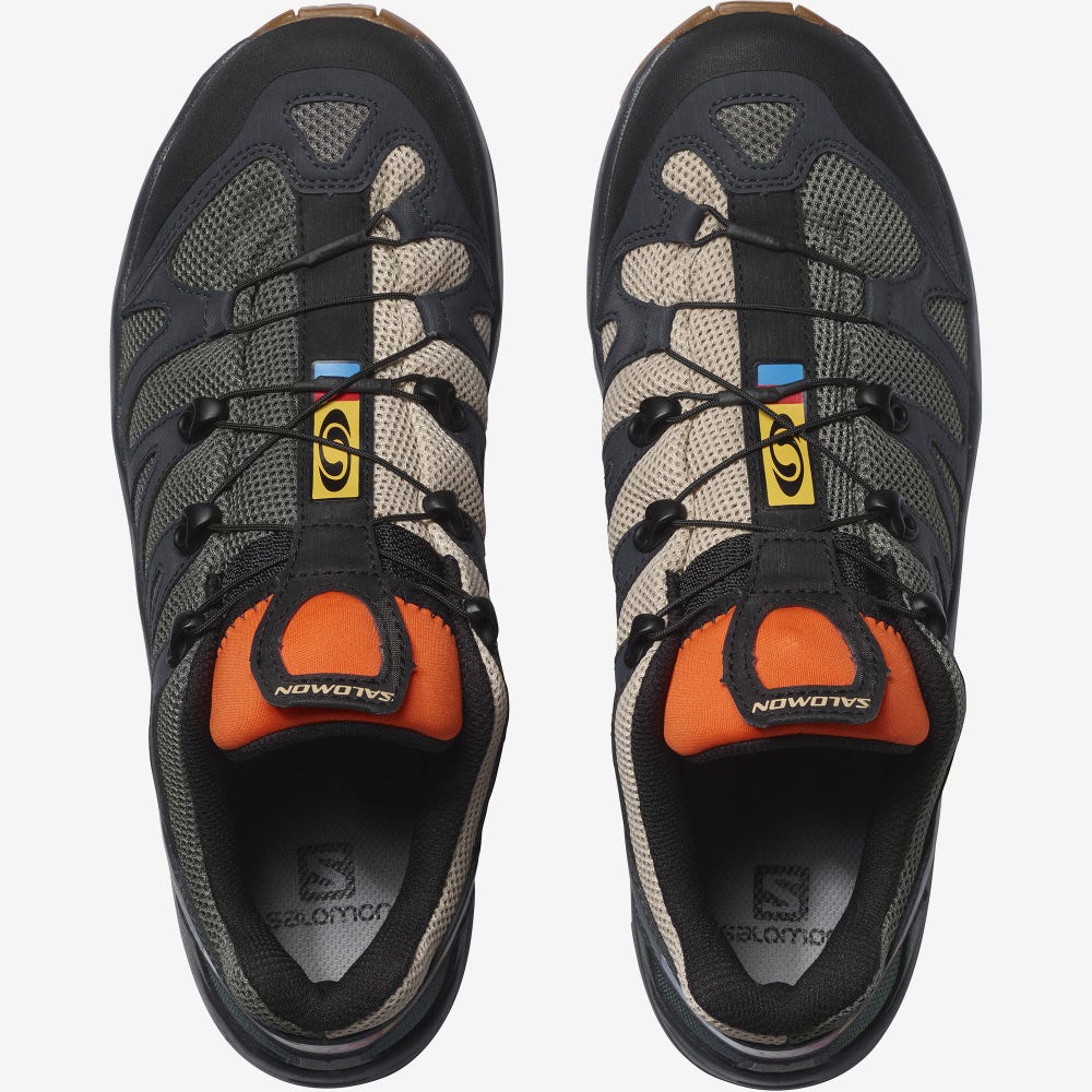 Men's Salomon XA PRO 1 Sneakers Grey/Red Orange | ZNLY-32654