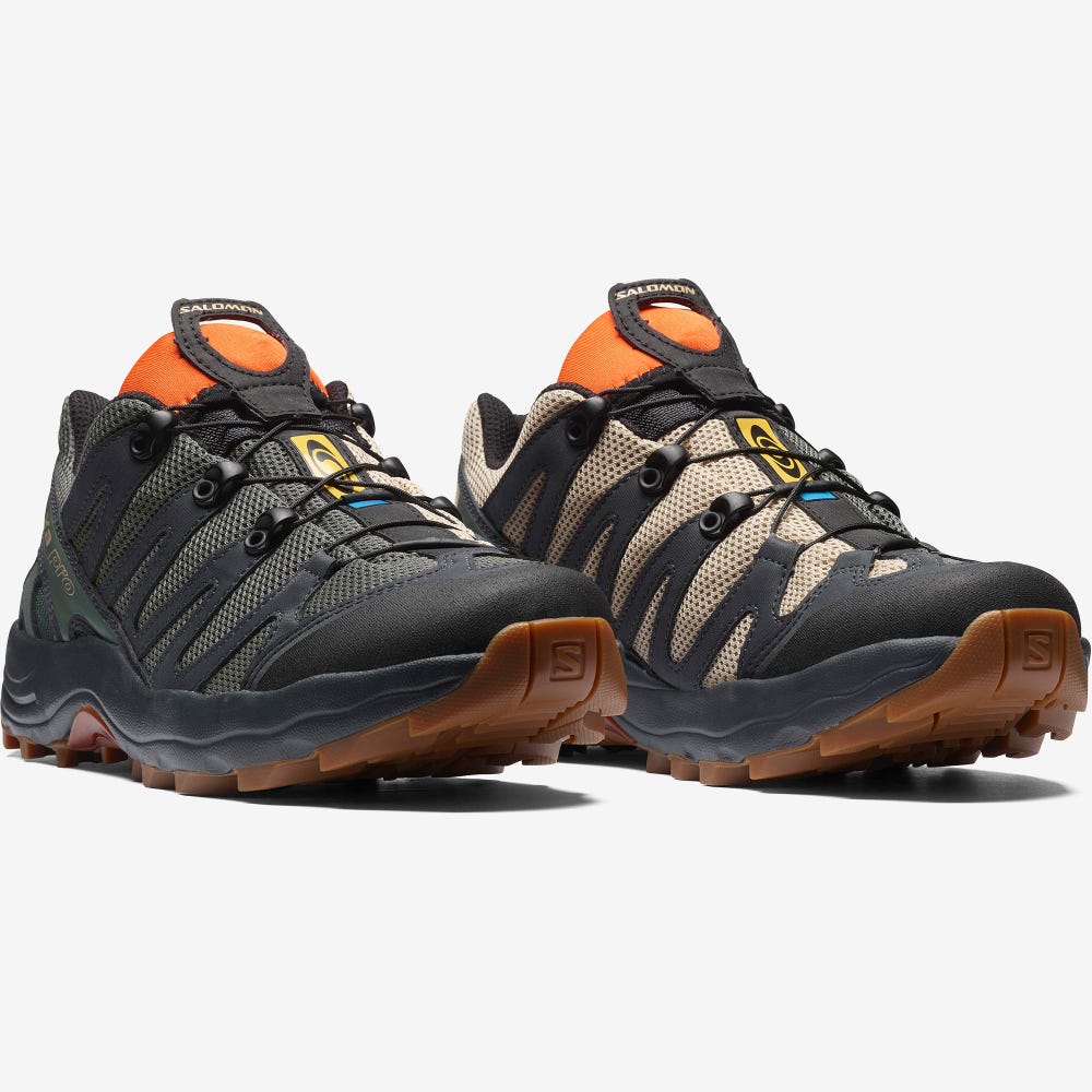 Men's Salomon XA PRO 1 Sneakers Grey/Red Orange | ZNLY-32654