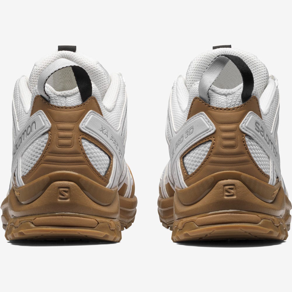 Men's Salomon XA PRO 3D FOR AVNIER Sneakers White/Brown/Black | CYGA-71034