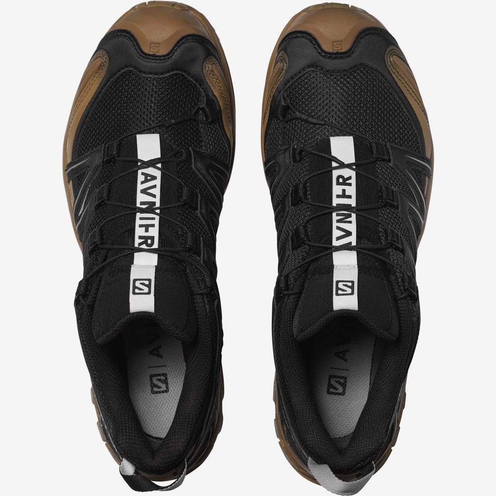 Men's Salomon XA PRO 3D FOR AVNIER Sneakers Black/Brown/White | SUEM-64910