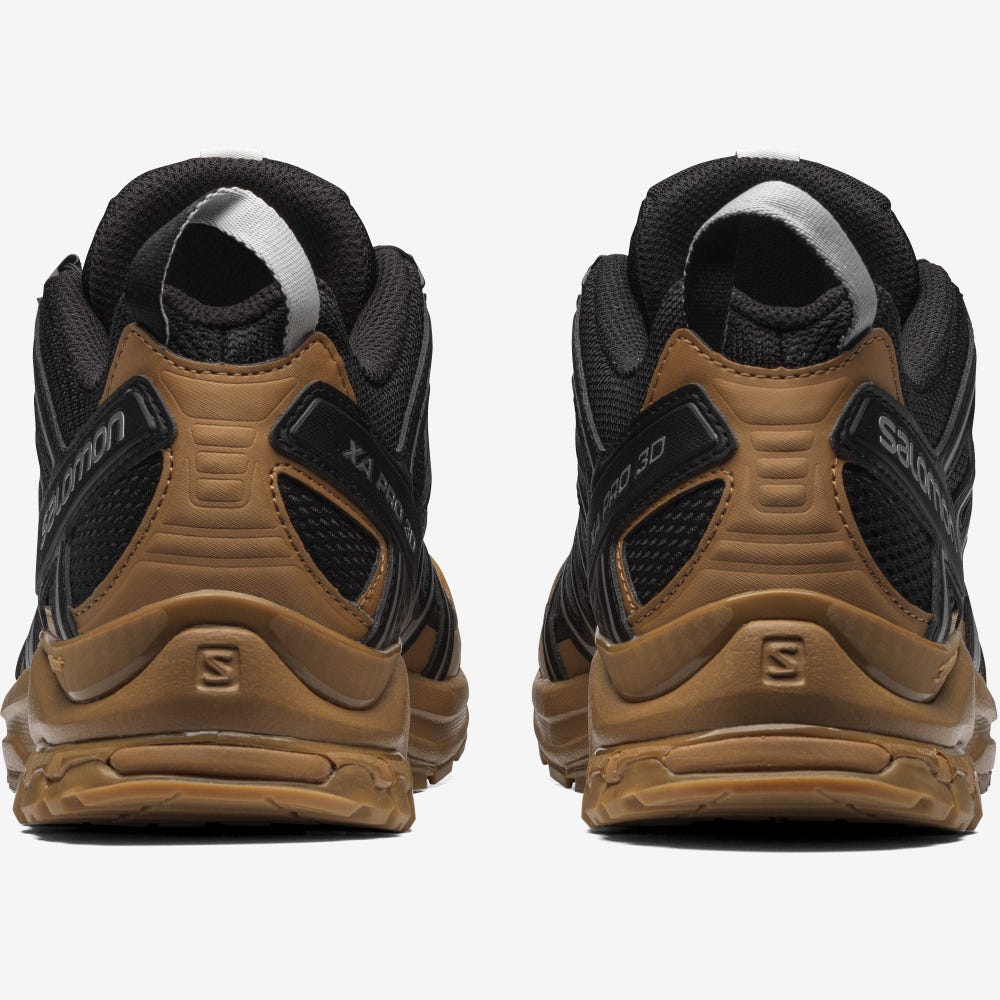 Men's Salomon XA PRO 3D FOR AVNIER Sneakers Black/Brown/White | SUEM-64910