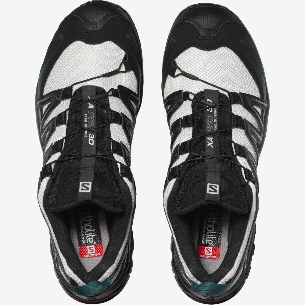 Men's Salomon XA PRO 3D Sneakers Beige/Black/Deep Green | UCQH-49857