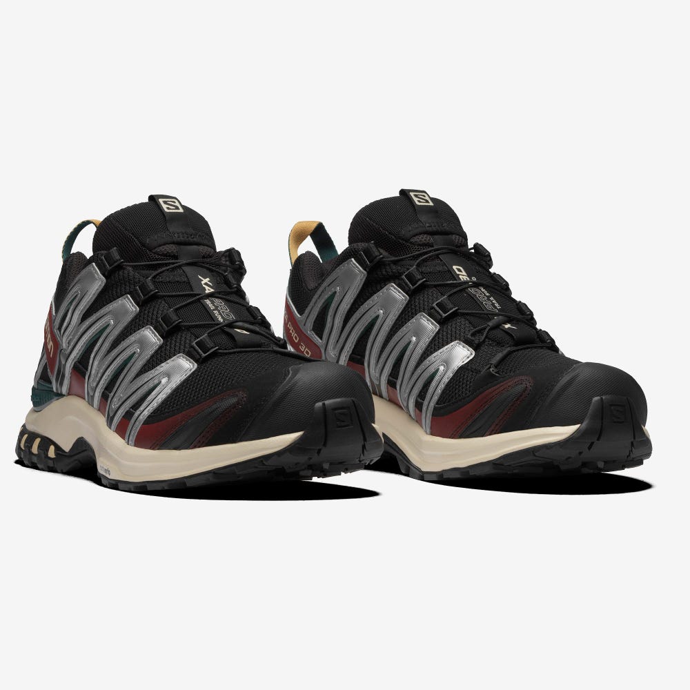 Men's Salomon XA PRO 3D Sneakers Red/Brown | HROG-05742