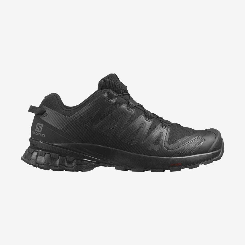 Men\'s Salomon XA PRO 3D v8 GORE-TEX Trail Running Shoes Black | TVFQ-04651