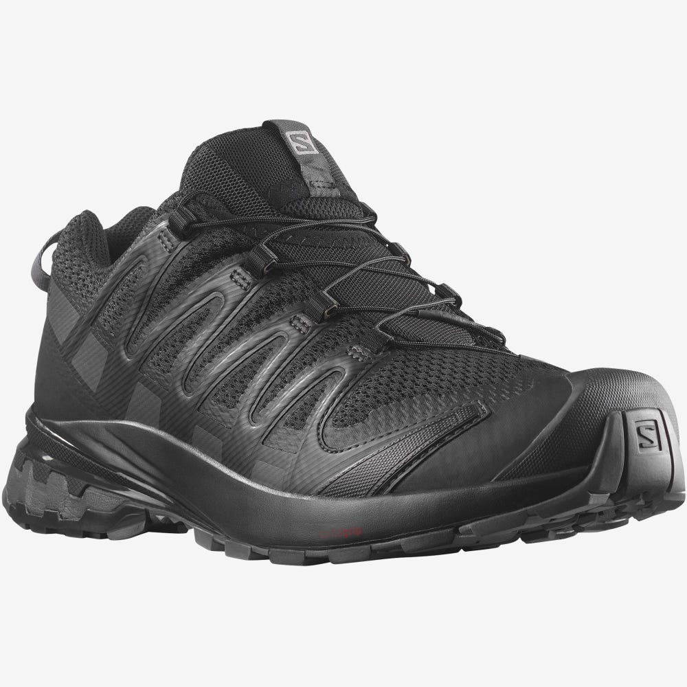 Men's Salomon XA PRO 3D v8 Trail Running Shoes Black | CYED-84935