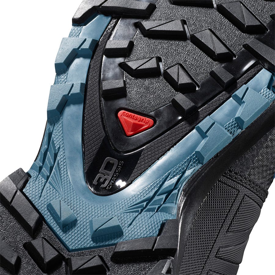 Men's Salomon XA WILD GORE-TEX Hiking Shoes Blue/Black | OXQA-74930