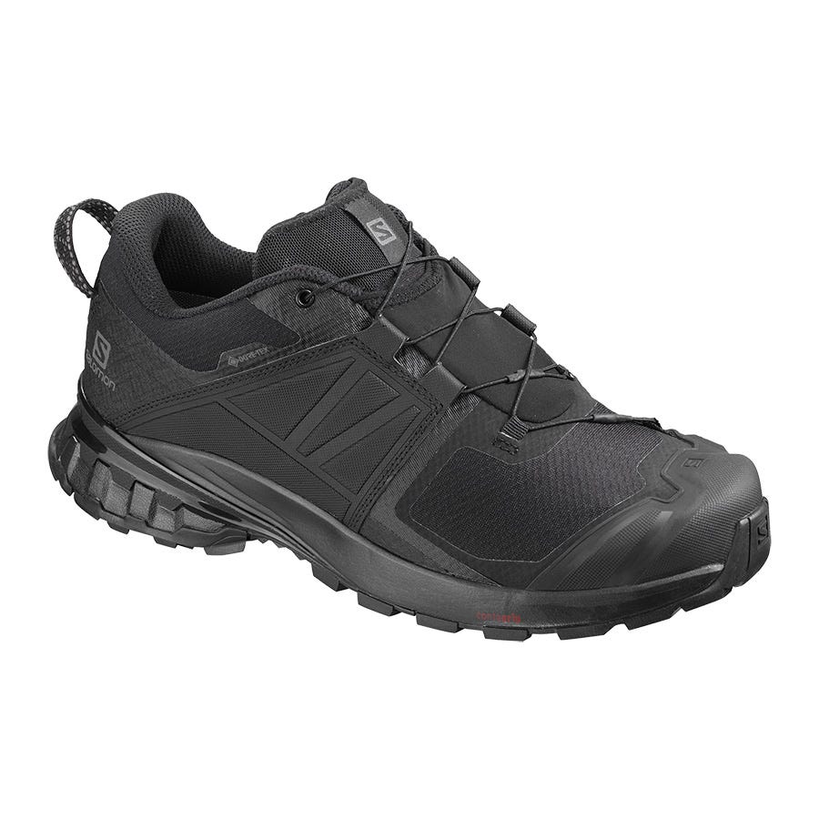 Men\'s Salomon XA WILD GORE-TEX Hiking Shoes Black | PFXW-14305