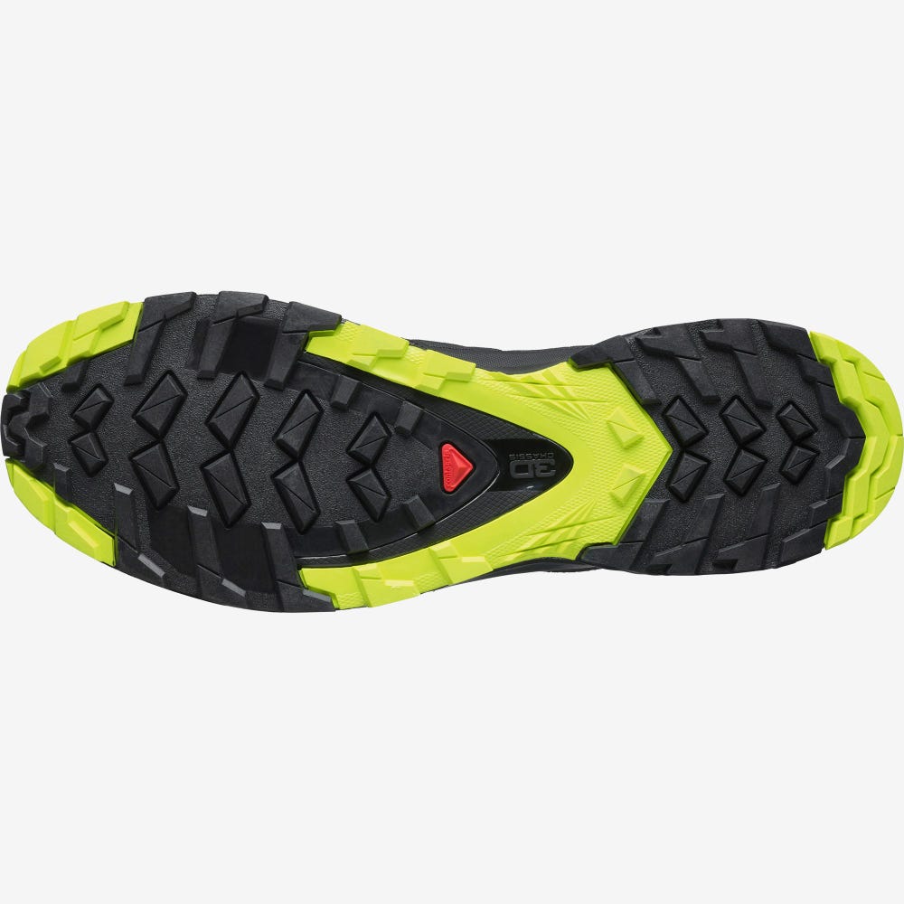 Men's Salomon XA WILD GORE-TEX Hiking Shoes Green/Black | VFGR-21958
