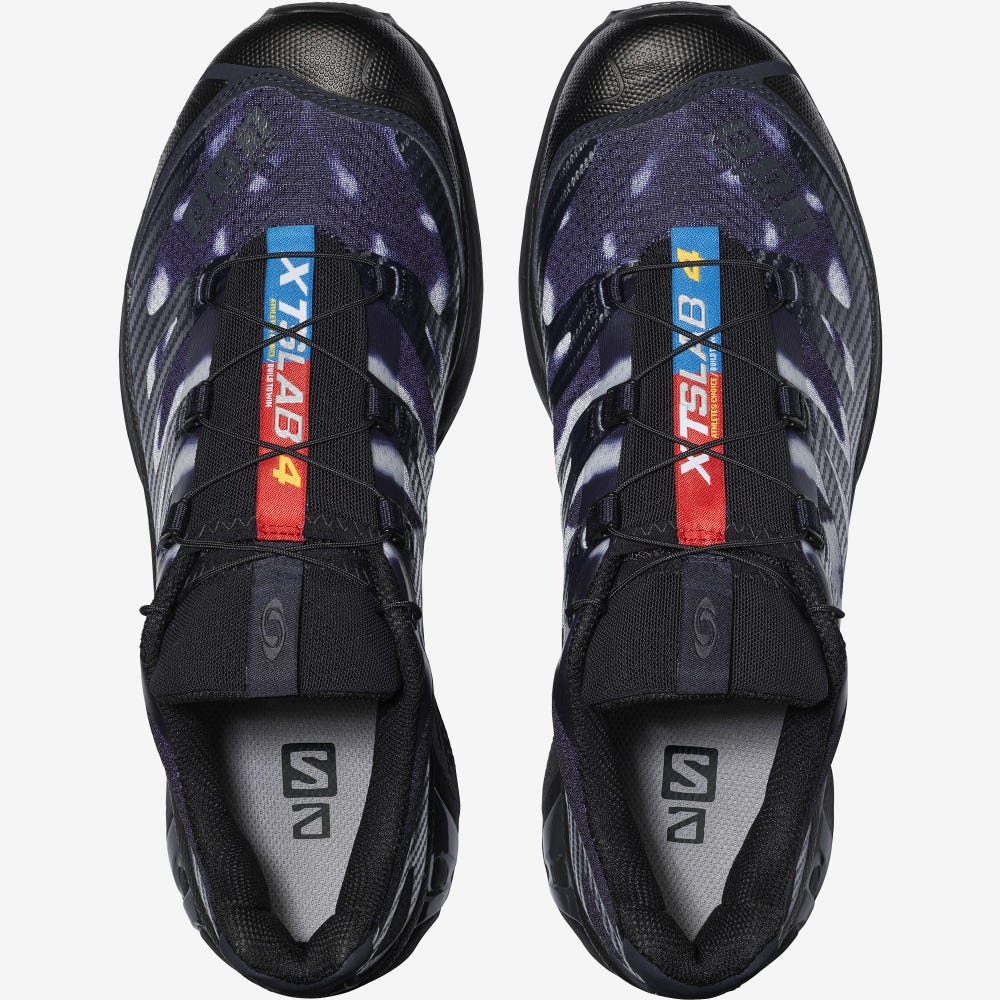 Men's Salomon XT-4 ADVANCED Sneakers Navy/Black | VCKZ-02547