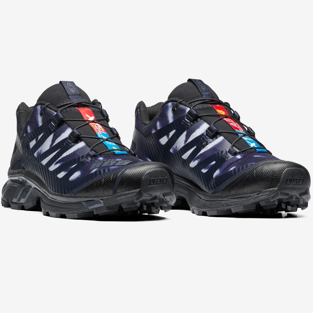 Men's Salomon XT-4 ADVANCED Sneakers Navy/Black | VCKZ-02547