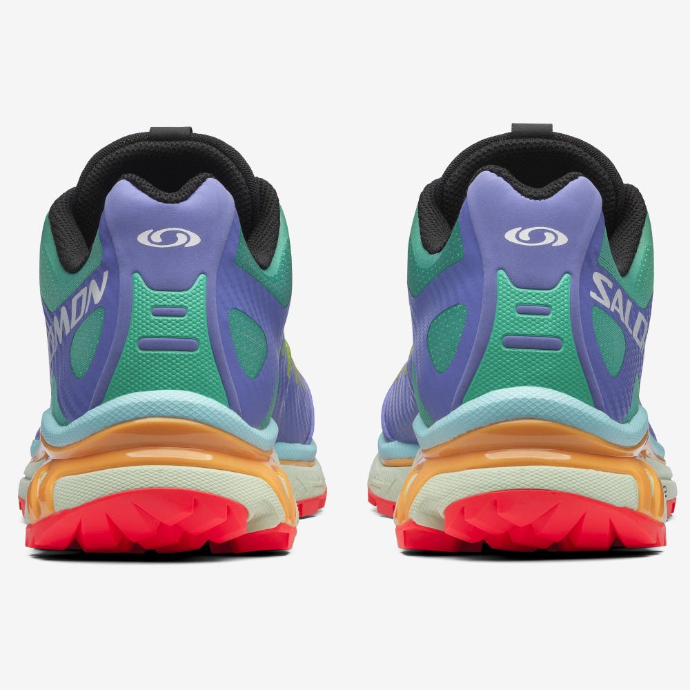 Men's Salomon XT-4 Sneakers Yellow/Mint | OSDR-84710
