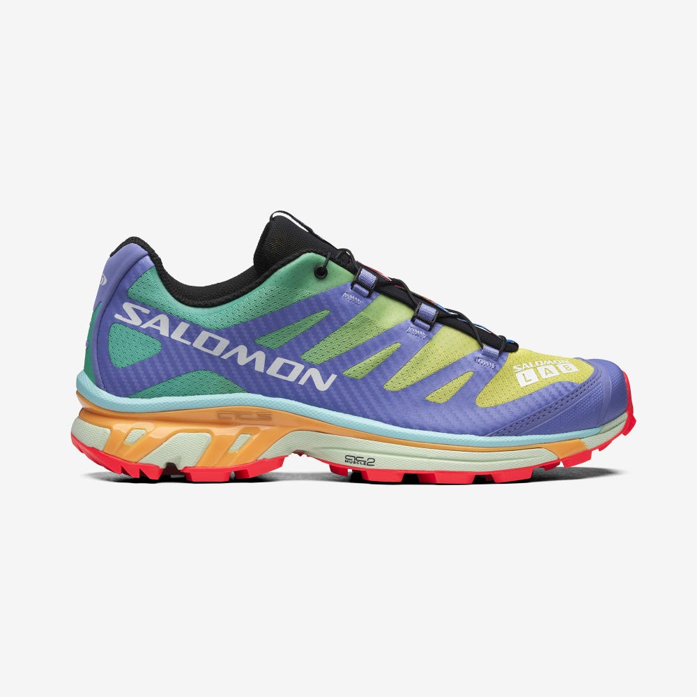 Men\'s Salomon XT-4 Sneakers Yellow/Mint | OSDR-84710