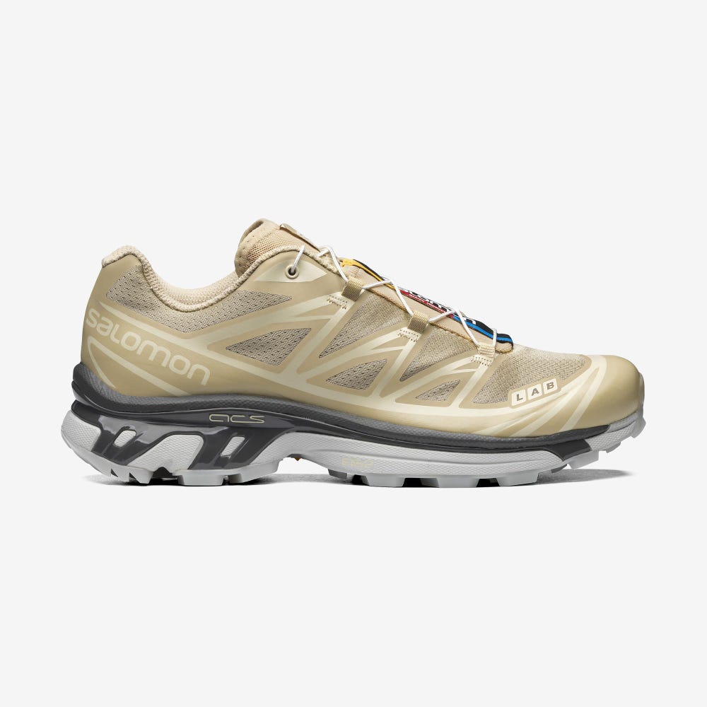 Men\'s Salomon XT-6 CLEAR Sneakers Light Brown | MLIW-45180