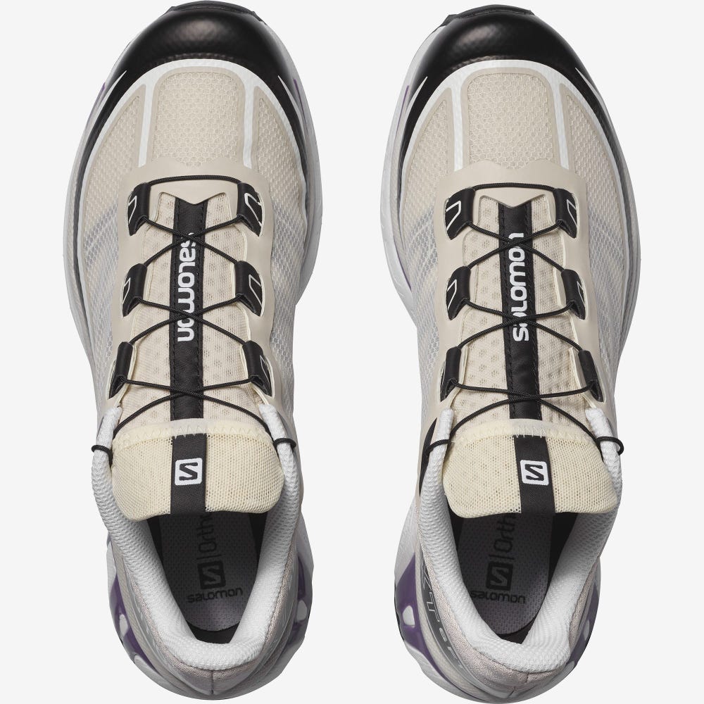 Men's Salomon XT-6 FT Sneakers Beige/Black/Royal Purple | JUQV-07359
