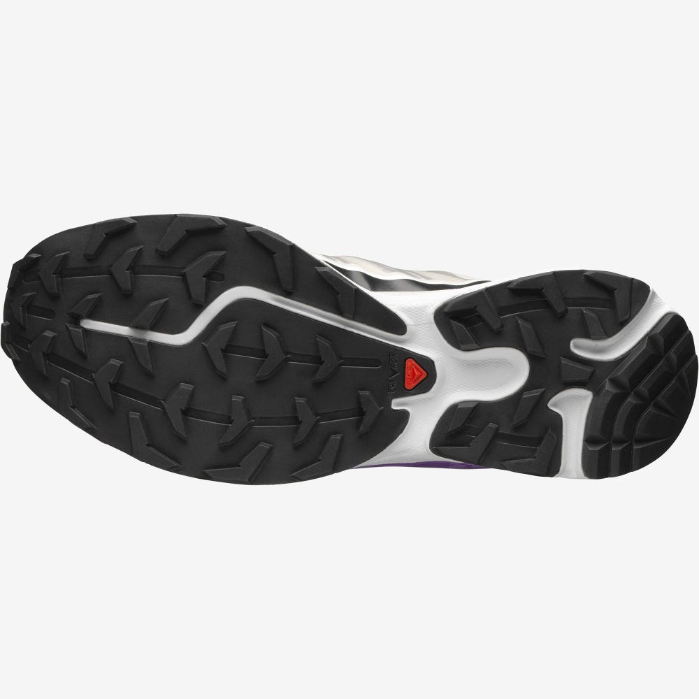 Men's Salomon XT-6 FT Sneakers Beige/Black/Royal Purple | JUQV-07359