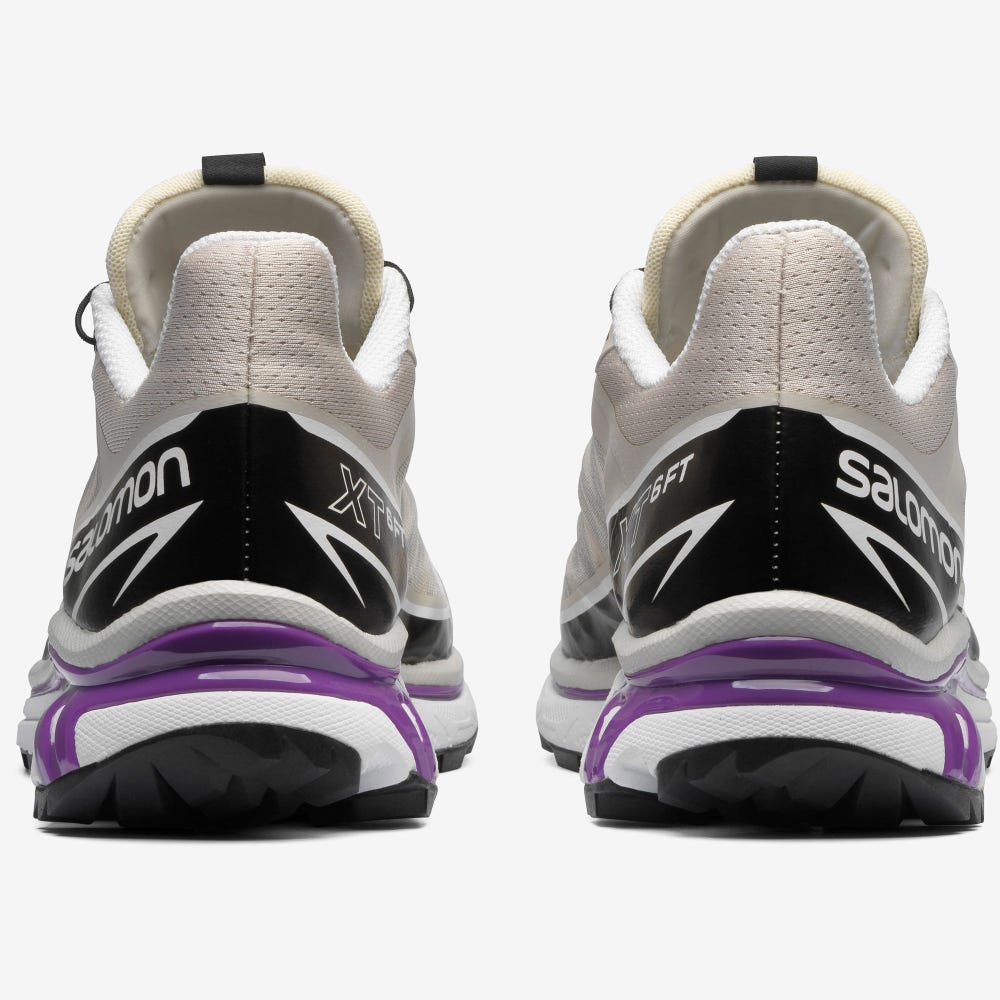 Men's Salomon XT-6 FT Sneakers Beige/Black/Royal Purple | JUQV-07359