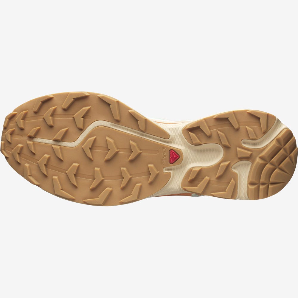 Men's Salomon XT-6 SKYLINE Sneakers Beige/Orange | PUVE-53286
