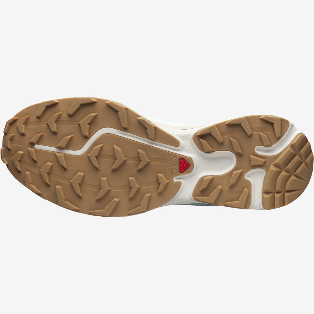 Men's Salomon XT-6 Sneakers Beige/Grey Green/White | TBAQ-51089