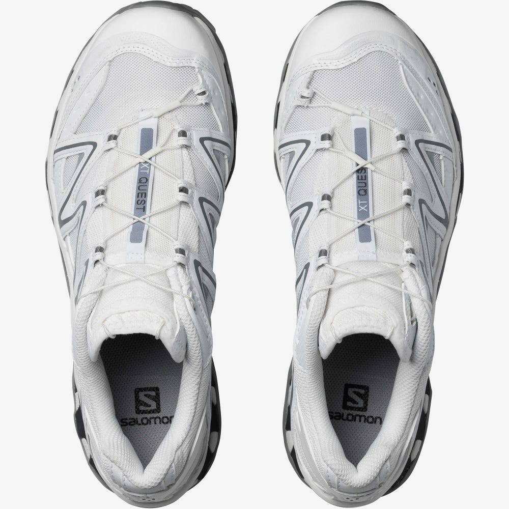 Men's Salomon XT-QUEST Sneakers White | UBND-35864
