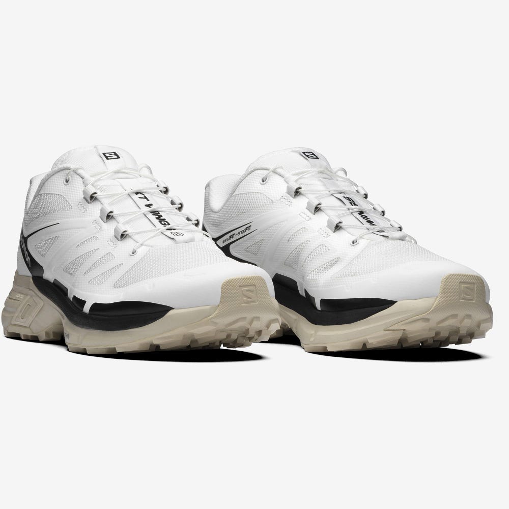 Men's Salomon XT-WINGS 2 Sneakers White/Light Yellow/Black | KWTH-43058