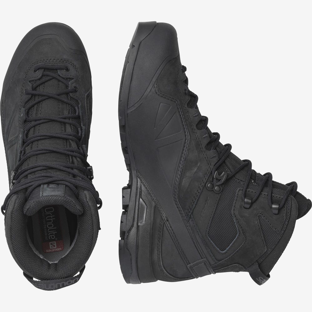 Men's Salomon X ALP GORE-TEX FORCES Tactical Boots Black | FEBX-14658