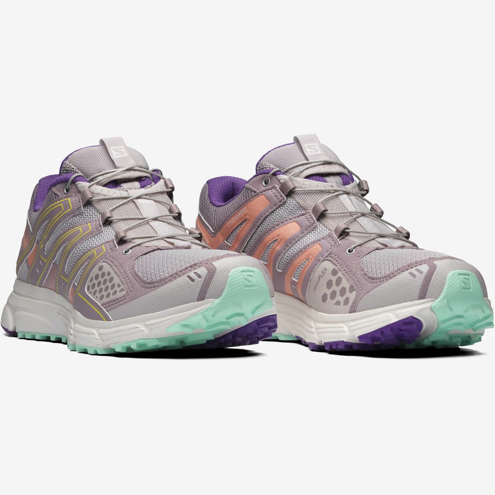 Men's Salomon X-MISSION 3 Sneakers Grey/Rose | SDGO-12048
