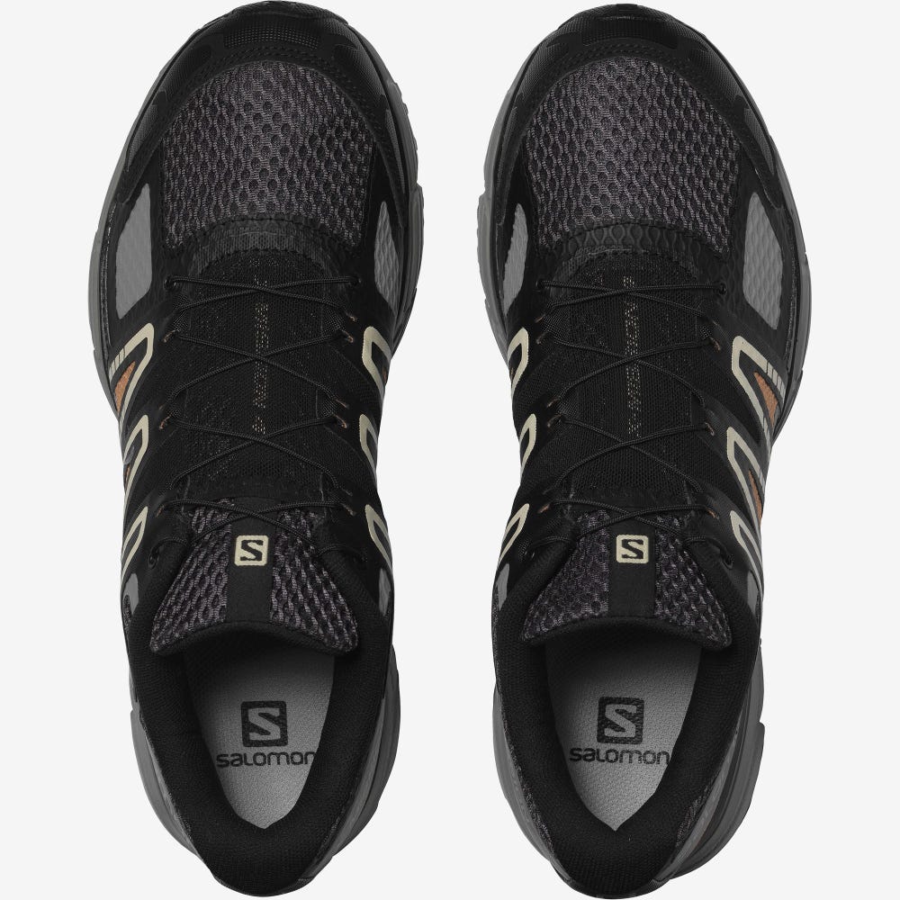 Men's Salomon X-MISSION 4 Sneakers Black/Orange | VPUT-37465