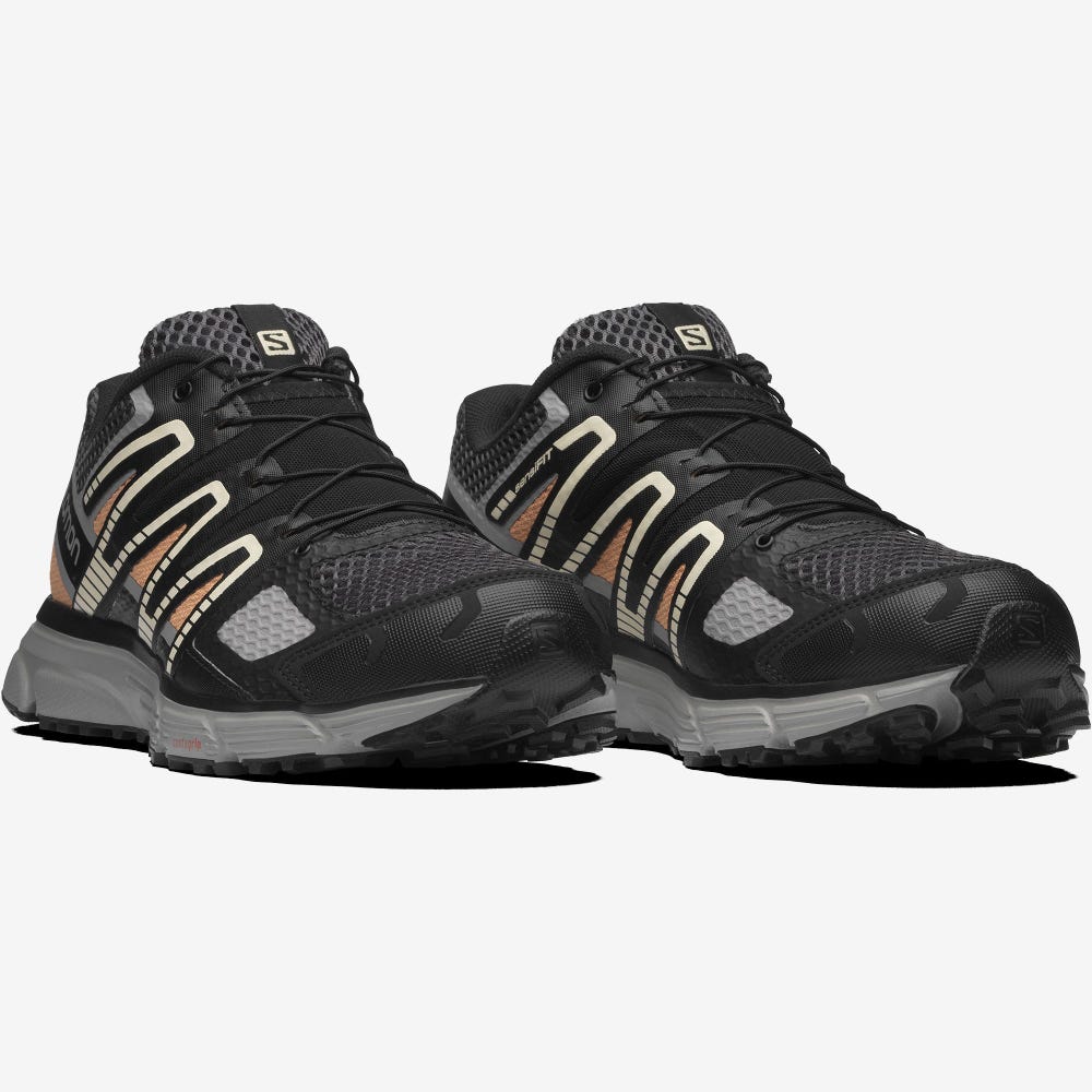 Men's Salomon X-MISSION 4 Sneakers Black/Orange | VPUT-37465