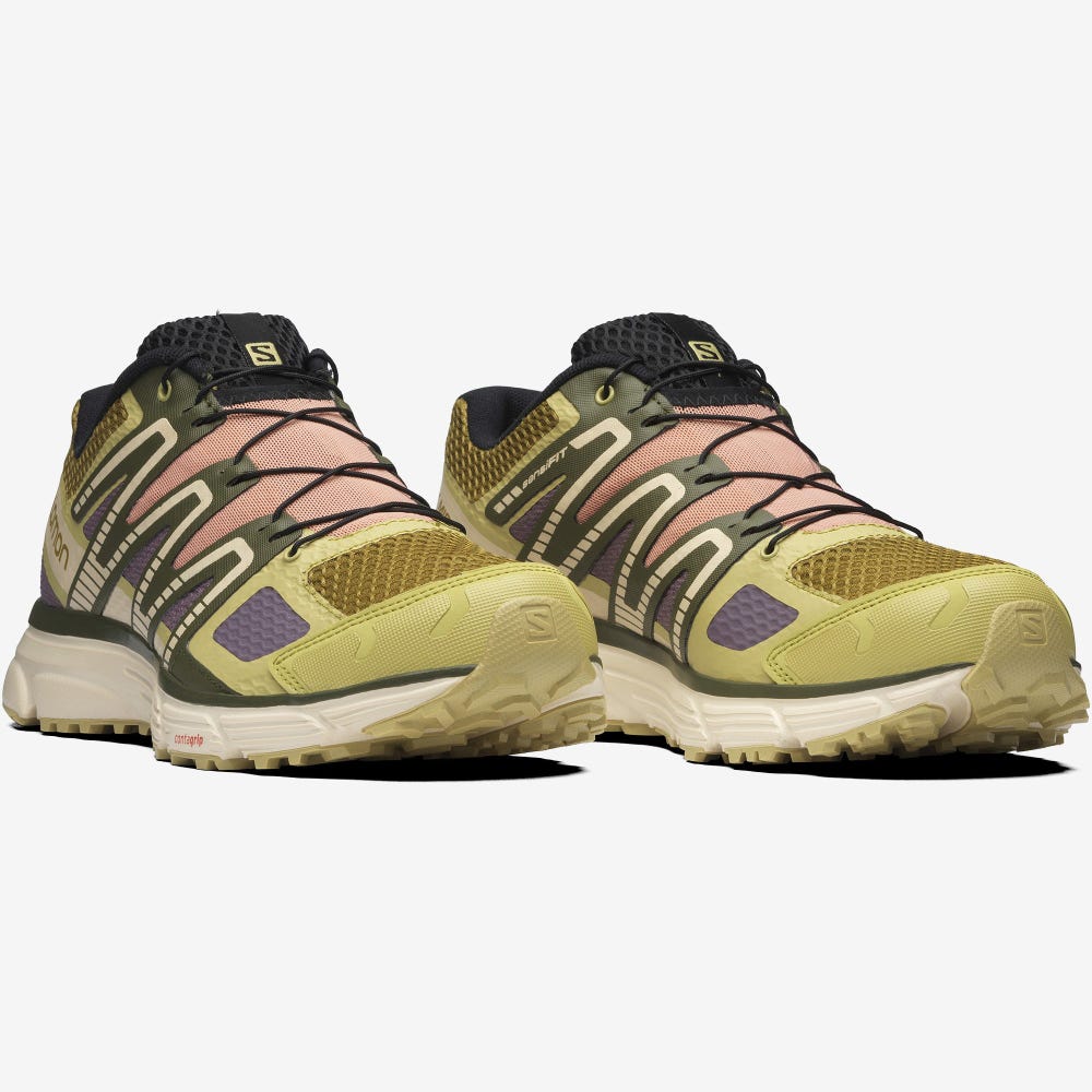 Men's Salomon X-MISSION 4 Sneakers Green | MHED-50468