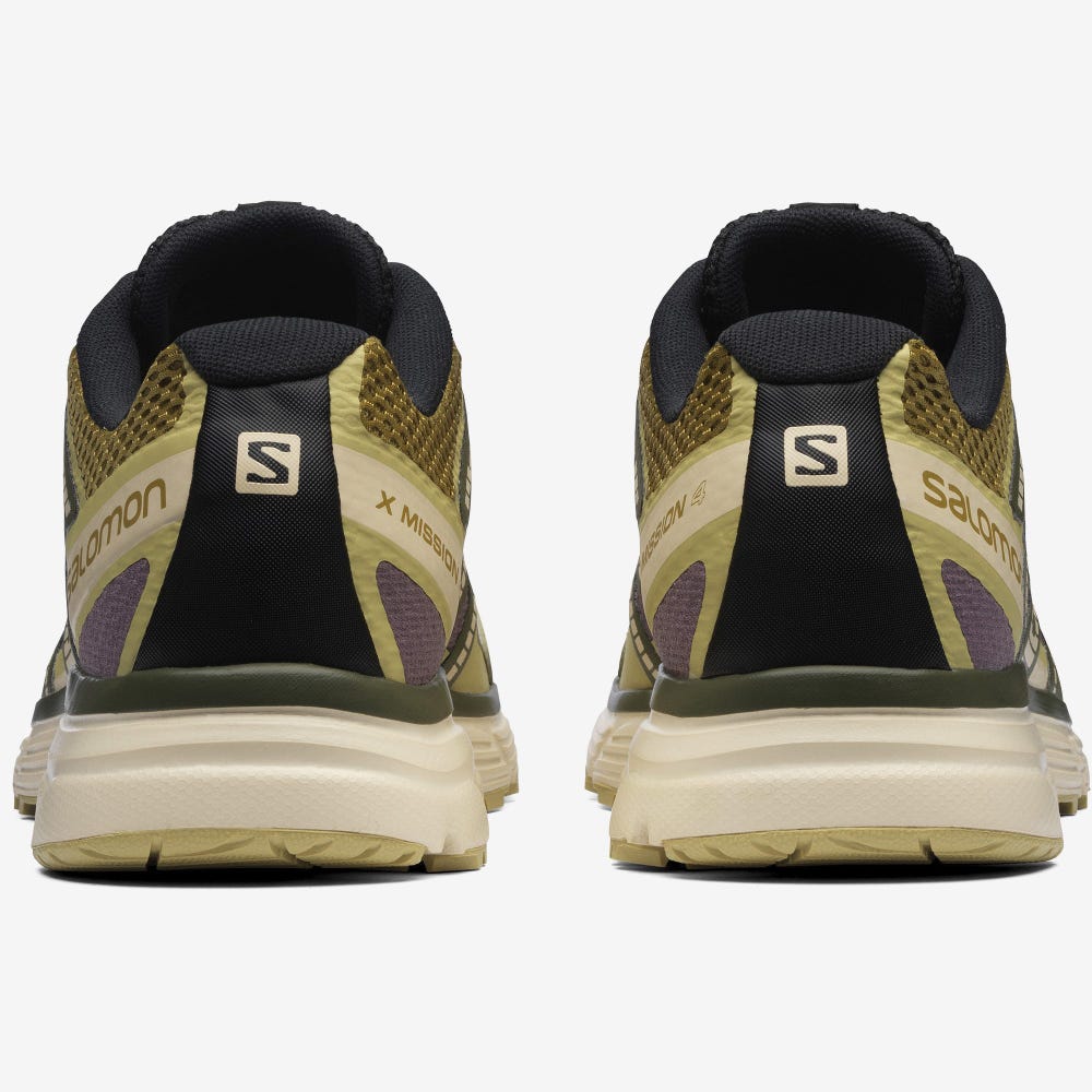 Men's Salomon X-MISSION 4 Sneakers Green | MHED-50468