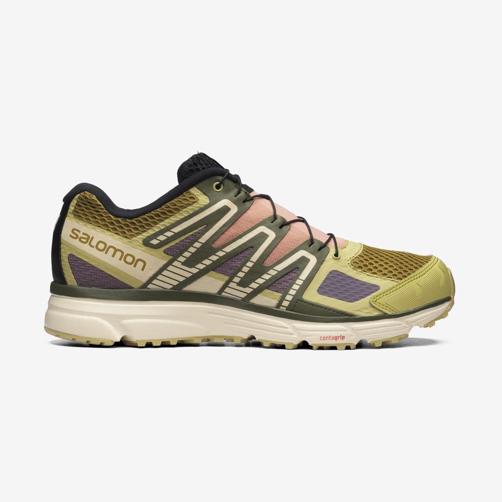 Men\'s Salomon X-MISSION 4 Sneakers Green | MHED-50468