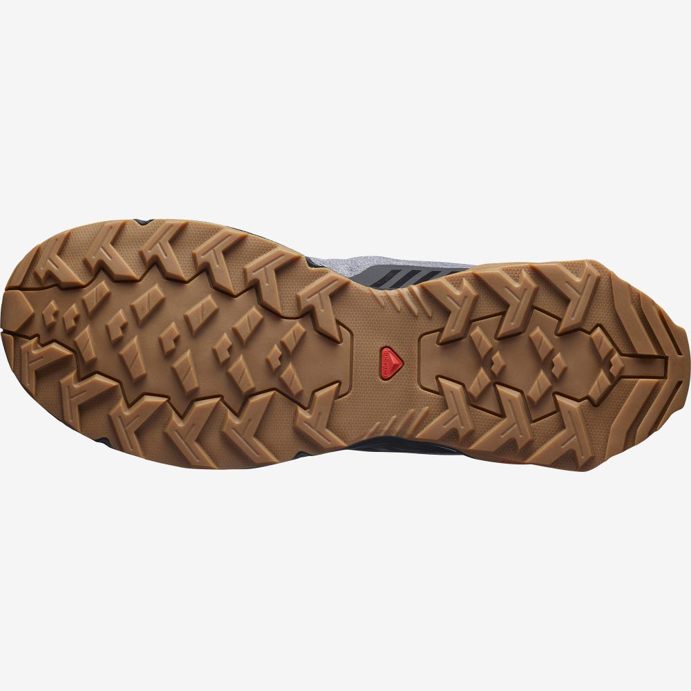 Men's Salomon X REVEAL CHUKKA CLIMASALOMON™ WATERPROOF Winter Boots Grey/Black | YLON-01629