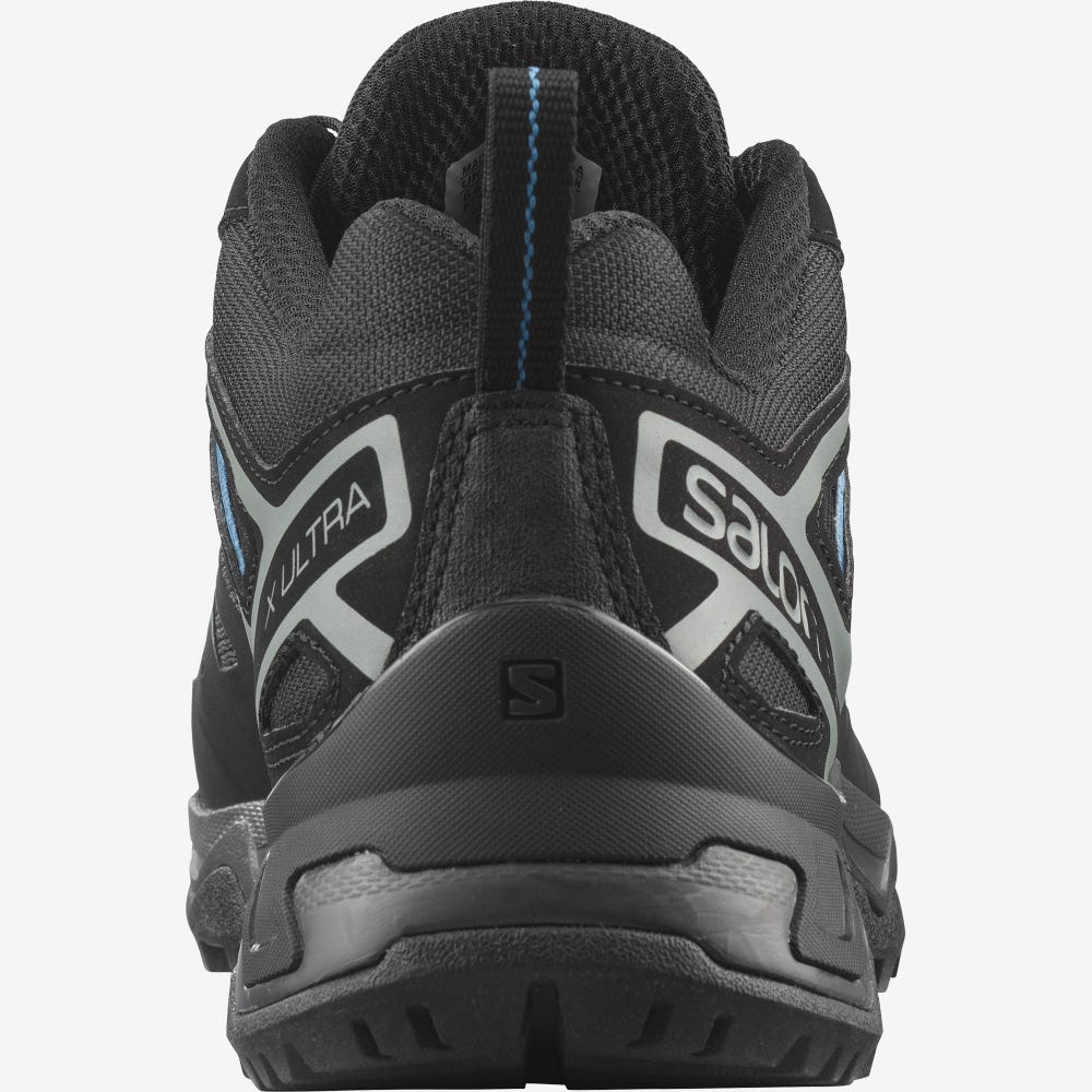Men's Salomon X ULTRA 3 Hiking Shoes Black/Dark Blue | KXCF-15327