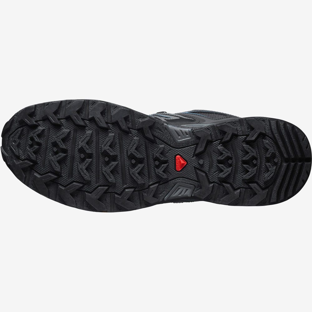Men's Salomon X ULTRA PIONEER CLIMASALOMON™ WATERPROOF Hiking Shoes Black | PBUG-21854