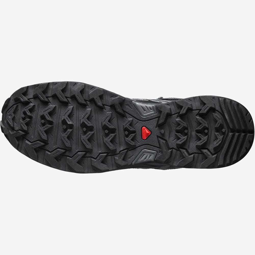 Men's Salomon X ULTRA PIONEER MID CLIMASALOMON™ WATERPROOF Hiking Boots Black | NGWR-74083