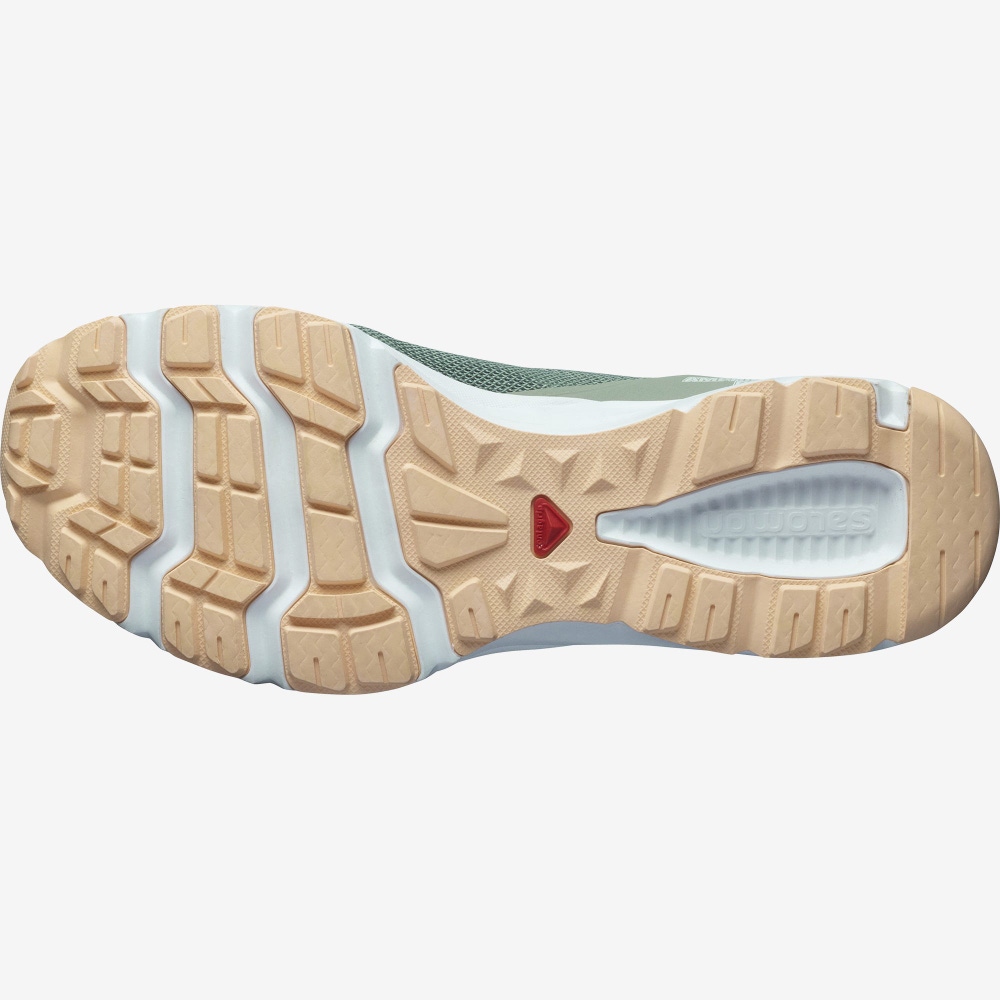 Women's Salomon AMPHIB BOLD 2 Sandals Green/Cream | BTHI-31207