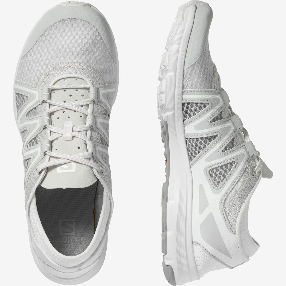 Women's Salomon CROSSAMPHIBIAN SWIFT 2 Sandals White | AYMO-70245