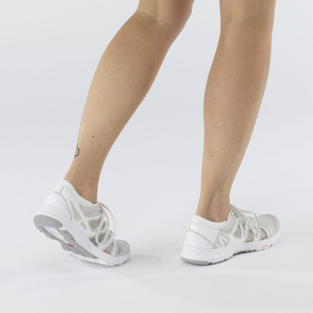 Women's Salomon CROSSAMPHIBIAN SWIFT 2 Sandals White | AYMO-70245