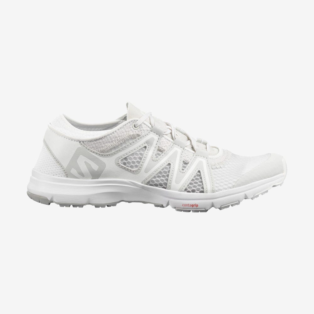 Women\'s Salomon CROSSAMPHIBIAN SWIFT 2 Sandals White | AYMO-70245