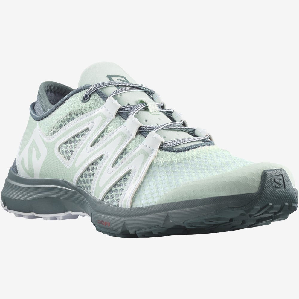 Women's Salomon CROSSAMPHIBIAN SWIFT 2 Sandals Blue/White | NMUA-90831