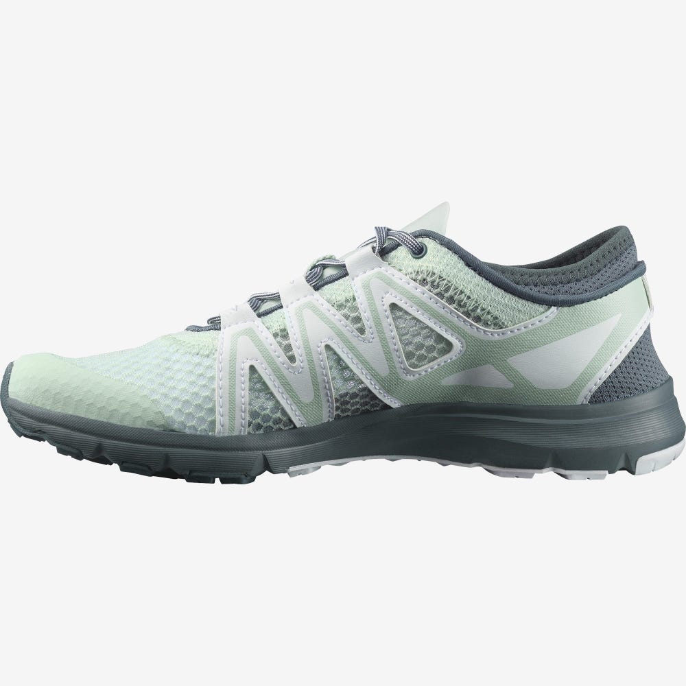 Women's Salomon CROSSAMPHIBIAN SWIFT 2 Sandals Blue/White | NMUA-90831