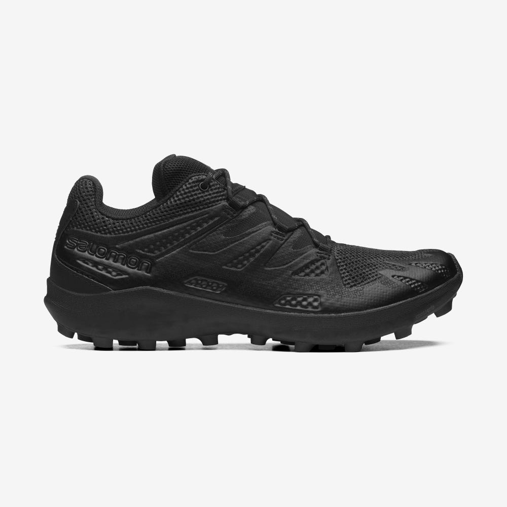 Women\'s Salomon CROSS ADVANCED Sneakers Black | JAOD-76289