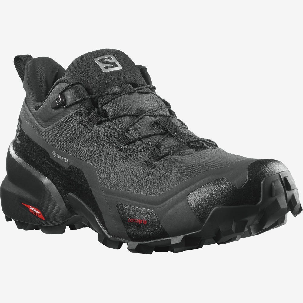 Women's Salomon CROSS HIKE GORE-TEX Hiking Shoes Black | TERY-73291