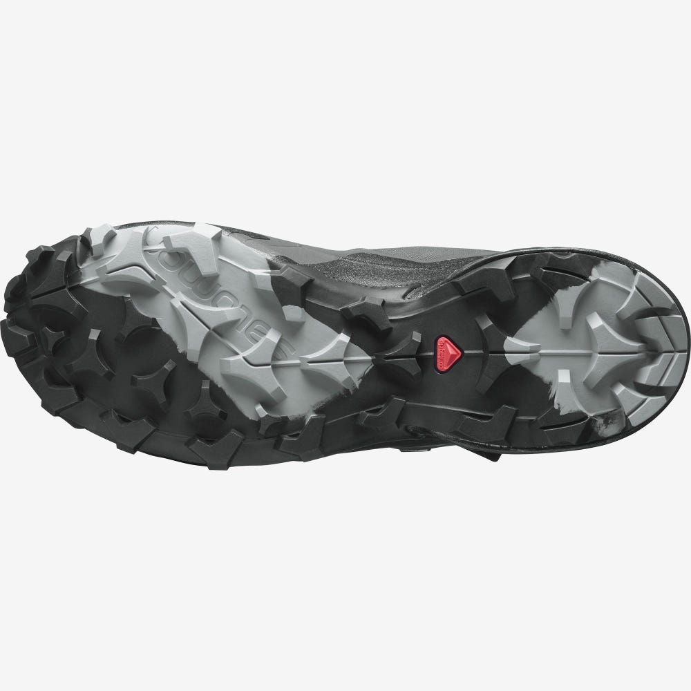 Women's Salomon CROSS HIKE GORE-TEX Hiking Shoes Black | TERY-73291