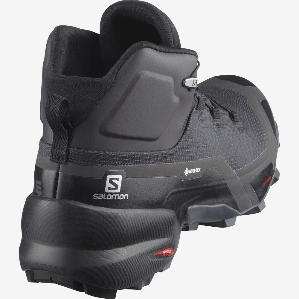 Women's Salomon CROSS HIKE MID GORE-TEX Hiking Boots Black | PGJV-25398