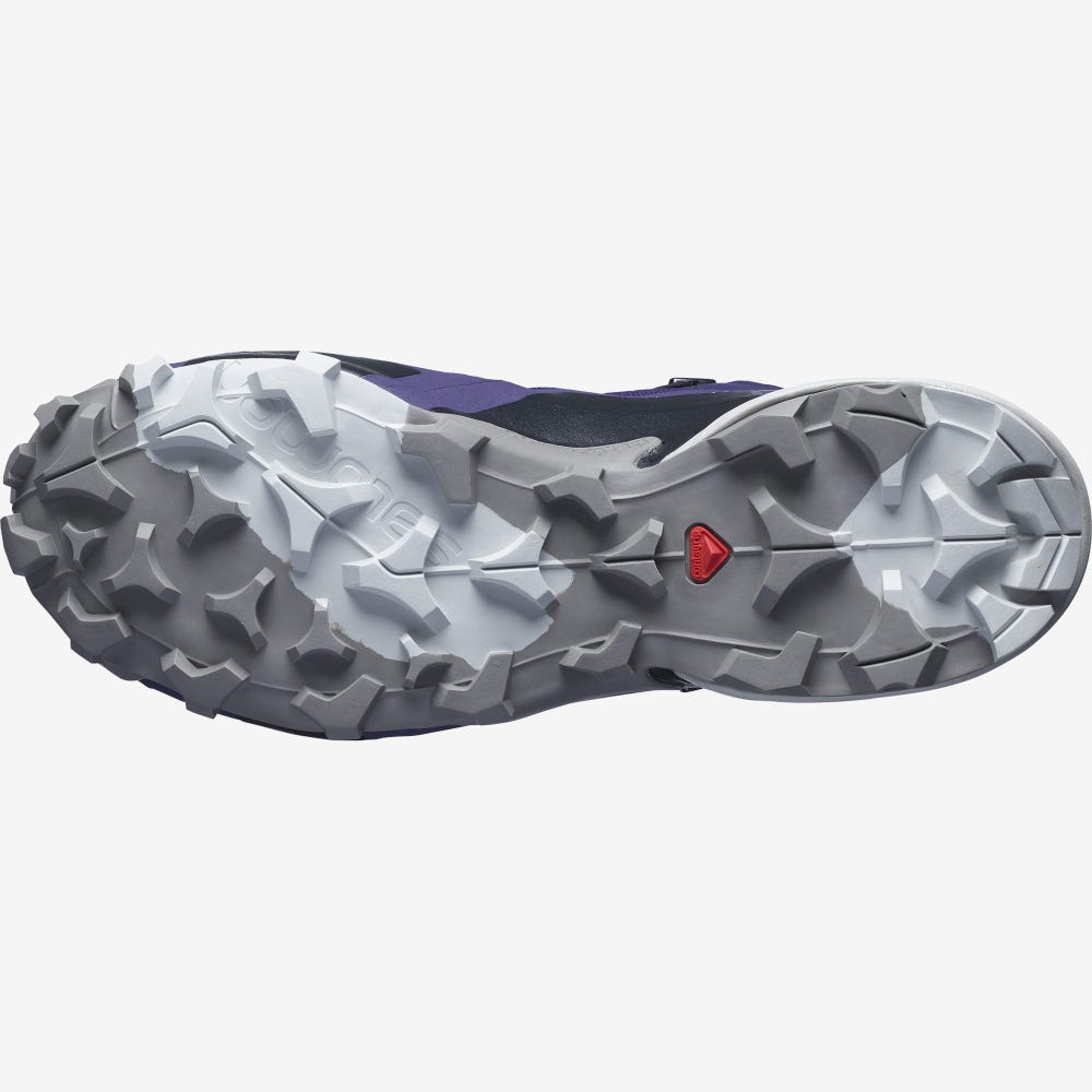 Women's Salomon CROSS HIKE MID GORE-TEX Hiking Boots Purple/Grey/Royal Purple | RAMJ-07294
