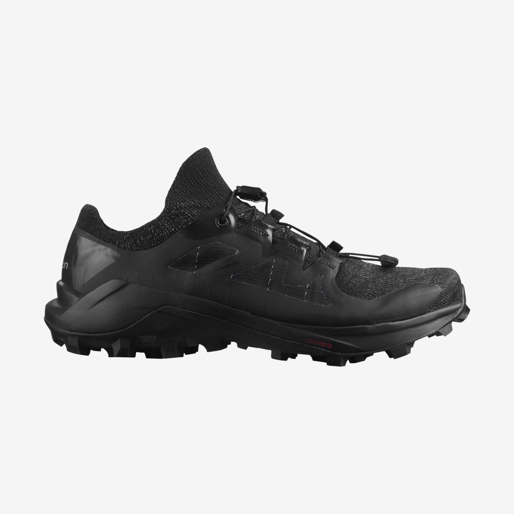 Women\'s Salomon CROSS PRO 2 Trail Running Shoes Black | PXMW-79503